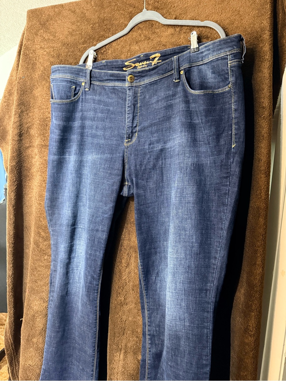 Seven7 Women's Indigo Stretch Bootcut Jeans